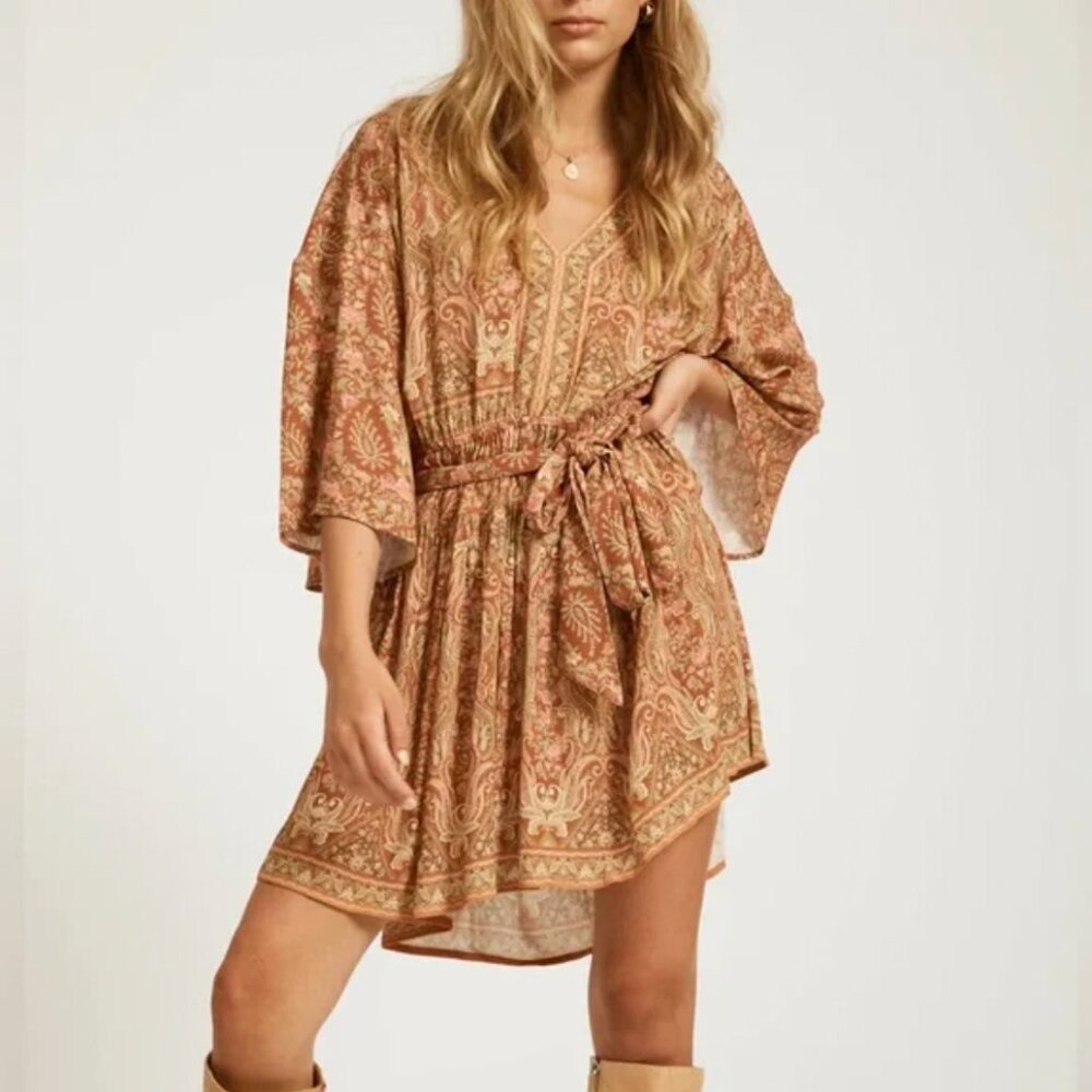 Arnhem Harley Paisley Mini Dress with tie